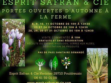 Esprit Safran :"Découvrez le métier de safranier Bio" Esprit Safran :"Découvrez le métier de safranier Bio"