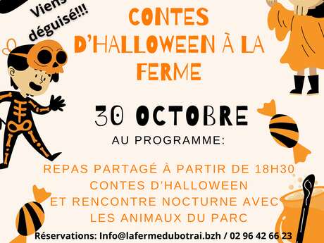 Soirée d'Halloween à la Ferme