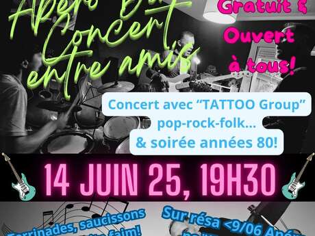 Soirée apéro concert entre amis !