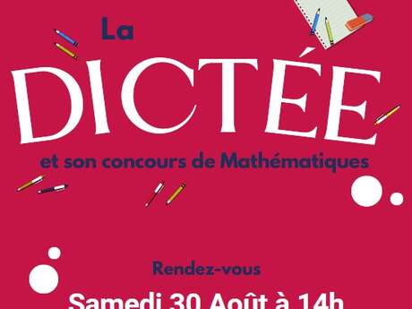 La dictée et son concours de mathématiques