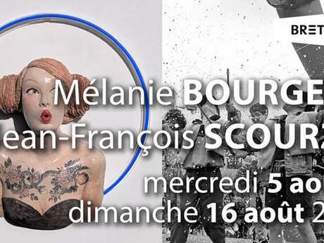 Exposition : "Action et contemplation", Mélanie Bourget & Jean-François Scourzic