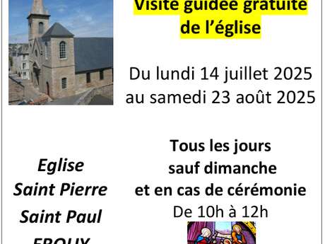 Visite guidée de l'église Saint-Pierre Saint-Paul