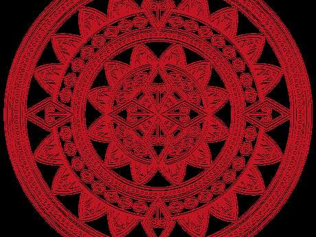 Atelier Mandala sur le sable
