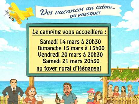 Théâtre - "Au camping du verre d'eau"