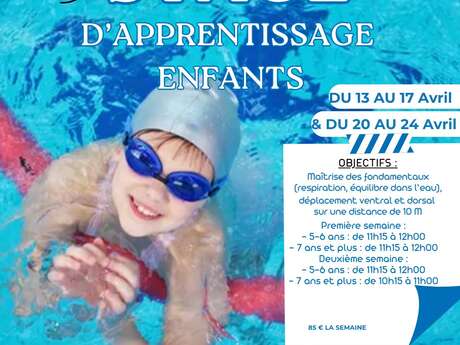 Stage d'apprentissage enfants natation