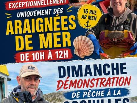 Démonstration de pêche à la Coquille