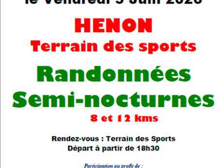 Randonnées semi-nocturnes