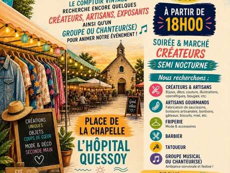 Soirée et marché de créateur