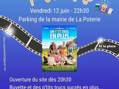 Potes en fête : cinéma de plein air "Un p'tit truc en plus"