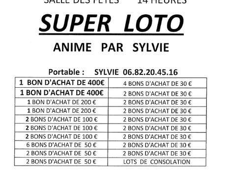 Loto de l'Amicale Laïque