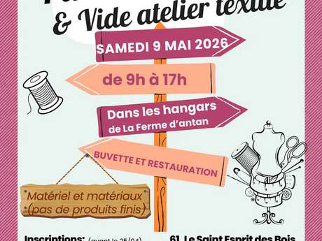 3ème édition - Puces couturières et vide atelier textile