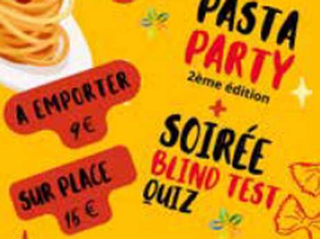 Pasta Party + soirée blind test quiz
