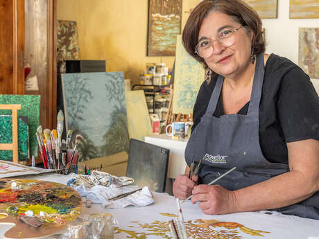 STESF : Visite de l'atelier et échange avec Catherine Godier