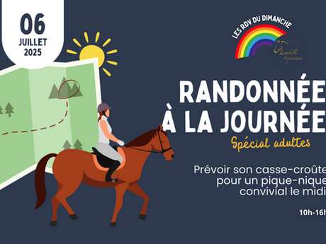 Balade à cheval à la journée Balade à cheval à la journée