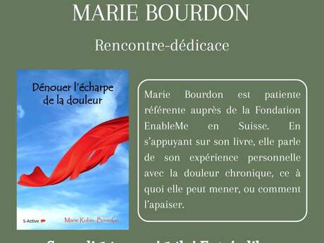 Rencontre - dédicaces de Marie Bourdons