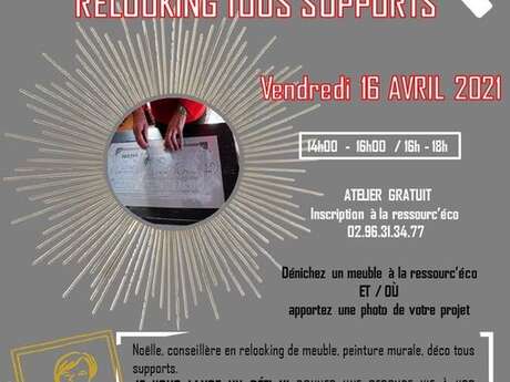 Initiation relooking tous supports - REPORTÉ Initiation relooking tous supports - REPORTÉ