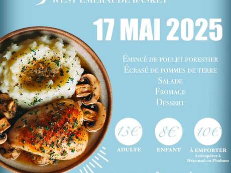 Repas du club West Emeraude Basket