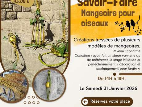 Stage Savoir-Faire : Mangeoire pour oiseaux