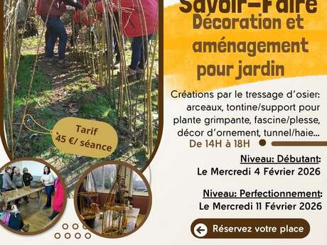 Stage Savoir-Faire Décoration et aménagement pour jardin - Niveau débutant