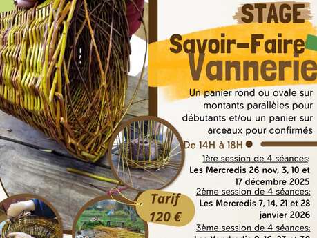 Stage Savoir-Faire Vannerie Stage Savoir-Faire Vannerie