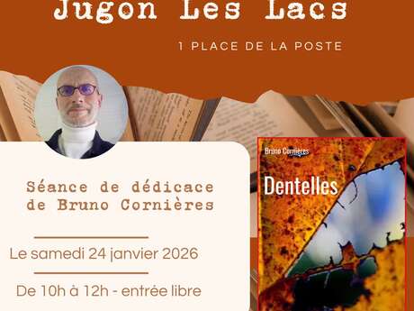 Séance de dédicace de Bruno Cornières