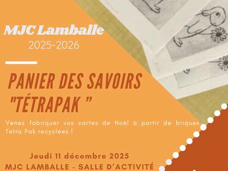 Panier des savoirs - "Tétrapak"