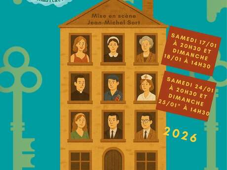 Théâtre : "Colocation dorée"