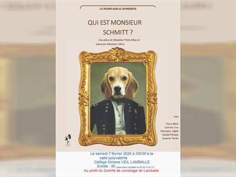 Théâtre - "Qui est monsieur Schmitt ?"