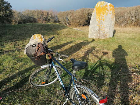 Visite guidée à vélo - circuit des menhirs Visite guidée à vélo - circuit des menhirs
