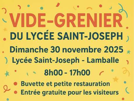 Vide grenier école Notre Dame