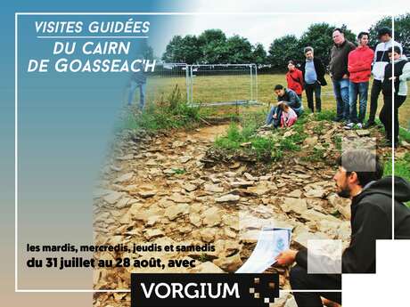 Visites guidées du chantier archéologique du cairn de Goasseac’h Visites guidées du chantier archéologique du cairn de Goasseac’h