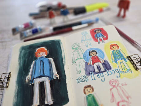 Mes petits gars: peindre et dessiner les objets de l'enfance