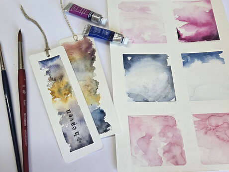 Relaxation à l'aquarelle : découverte des fusions