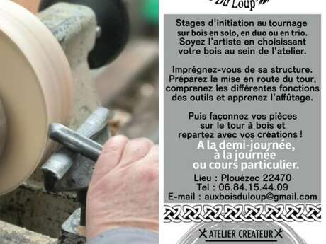 Atelier tournage sur bois