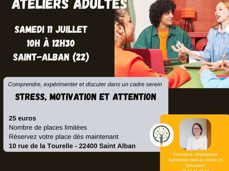 Atelier stress, motivation et attention