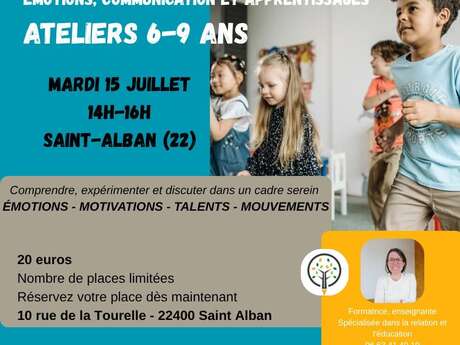 Atelier émotions, communication et apprentissages