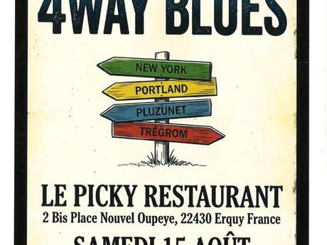 [CONCERT] 4WAY BLUES au Restaurant Picky