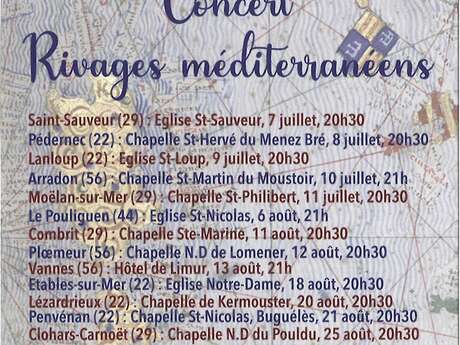 Concert Trobairitz - Rivages méditerranéens