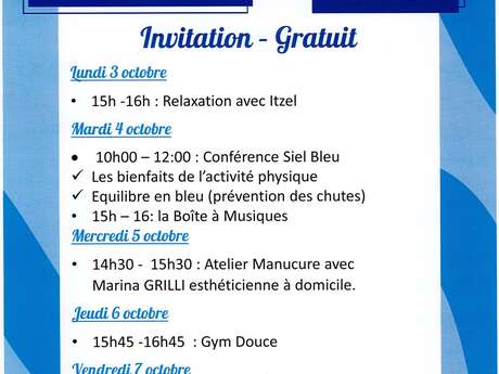 La Semaine Bleue aux Jardins d'Arcadie - Atelier Manucure La Semaine Bleue aux Jardins d'Arcadie - Atelier Manucure