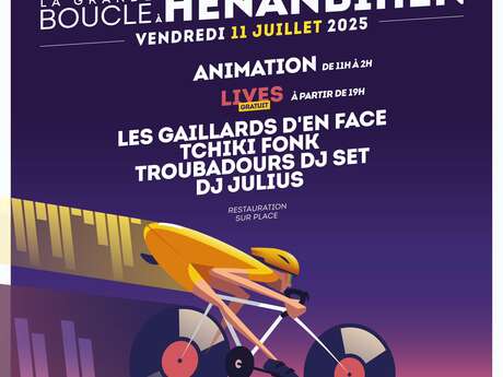 Animations à Hénanbihen - Passage du Tour de France
