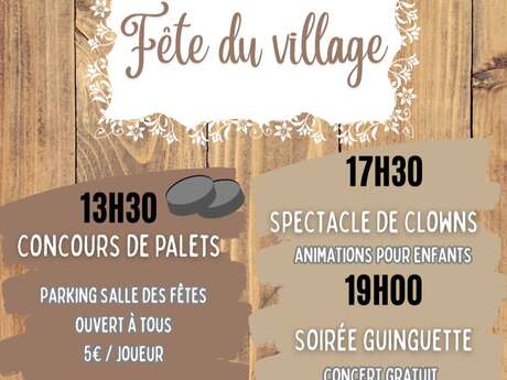 fête du village de Saint Trimoël
