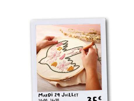 Atelier broderie : punch needle