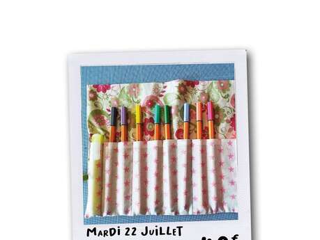 Atelier couture : trousse à crayons Atelier couture : trousse à crayons