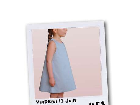Atelier couture : robe trapèze enfant