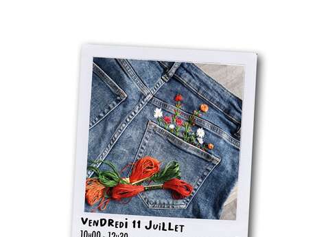 Atelier broderie : customisation