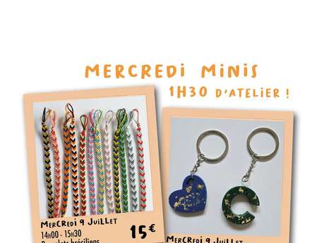 Minis ateliers du mercredi Minis ateliers du mercredi