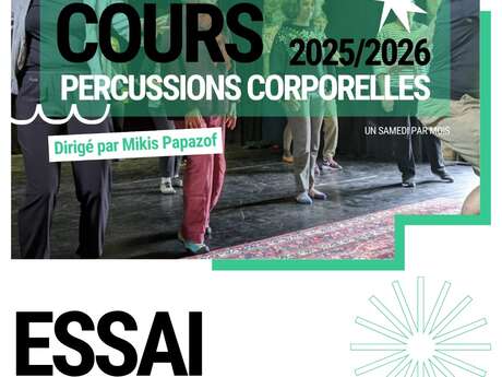Cours d’essai percussions corporelles