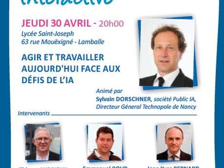 Table-ronde interactive : Agir et travailler aujourd'hui face aux défis de l'IA