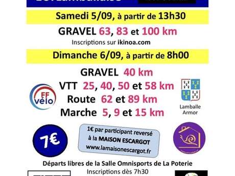 Randonnées VTT, cyclo, pédestre et Gravel