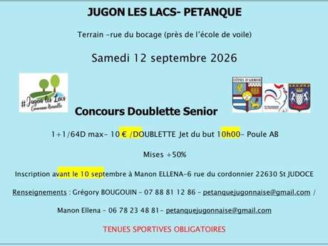 Concours Doublette Senior
